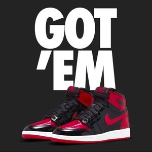Air Jordan 1 Retro Patent BRED 6.5y
